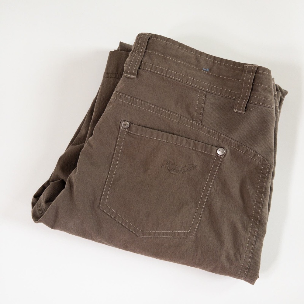 Kuhl Women's Size 8 Brown Hiking Pants Vintage Patina Dye Stretch‎ Outdoors
